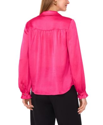 Women's V-Neck Long-Sleeve Shirt