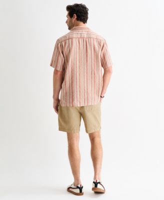 Pull-On Linen Shorts paired with Linen Camp Collar Shirt and the Total Smokeshow Tee 