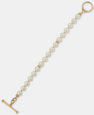 Imitation Pearl Flex Bracelet