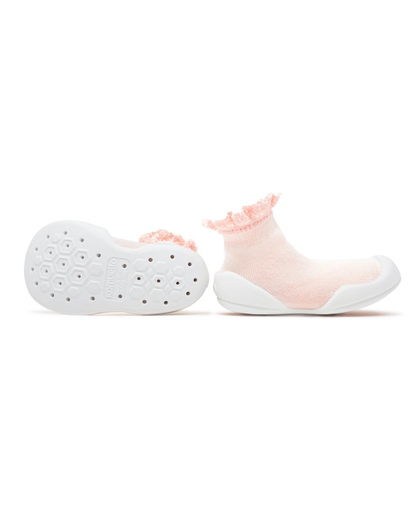 Обувь Komuello First Walk Sock Shoes Lace Trim для малышей — фото 3