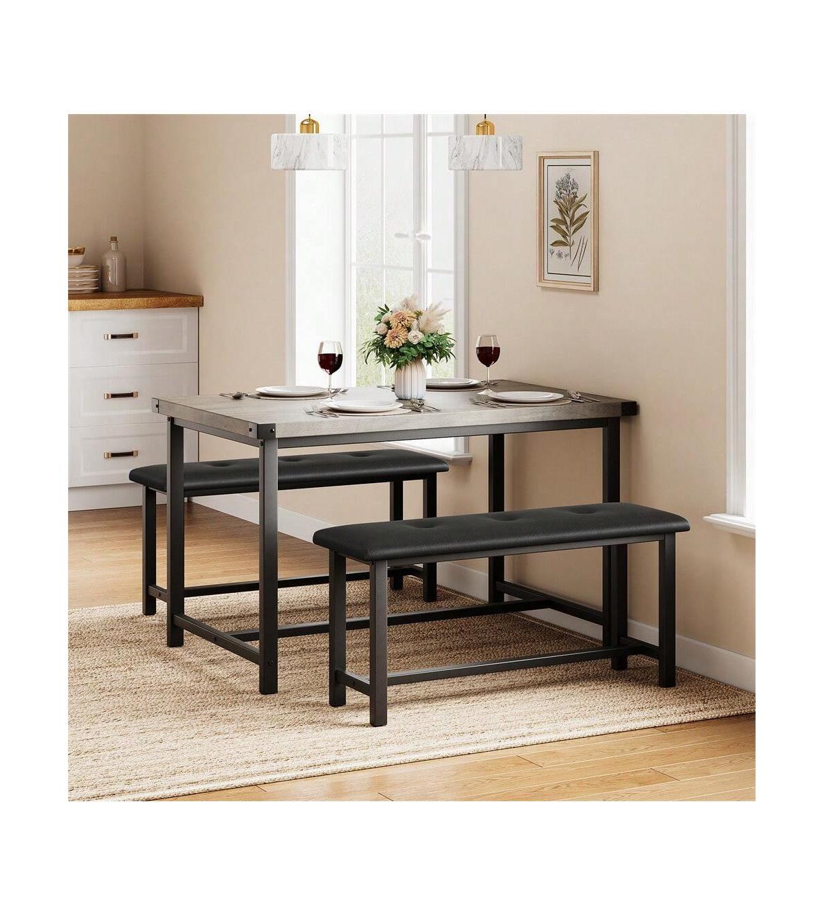 Gaomon Kitchen Table Dining Table Set For 4 Kitchen Table for Dining Room, Home Office