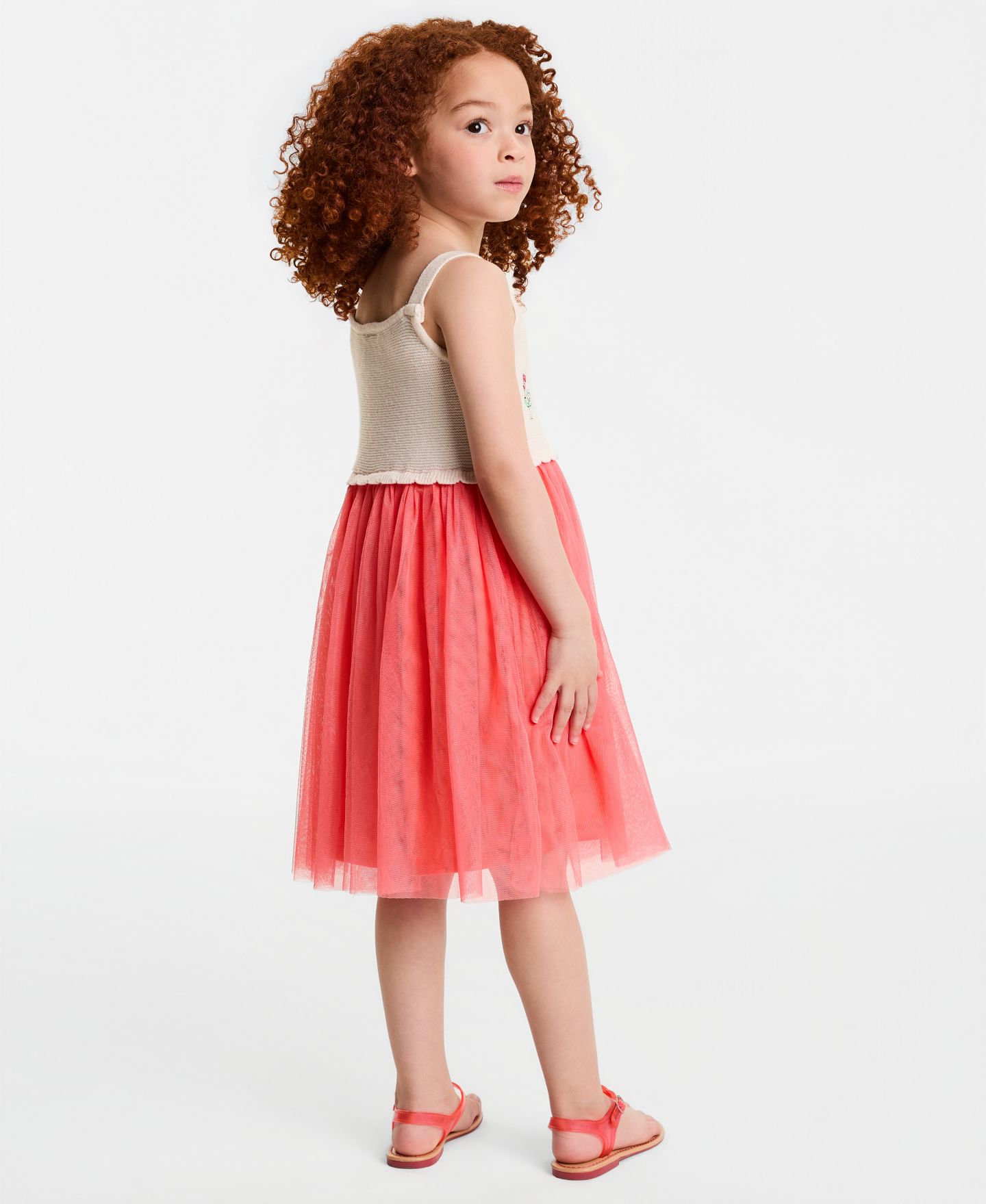 Платье Disney Moana Sleeveless Dress для девочек, цвет: Коричневый / Оранжевый — фото 3