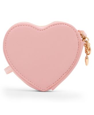 Mini Heart Zip Case Wallet