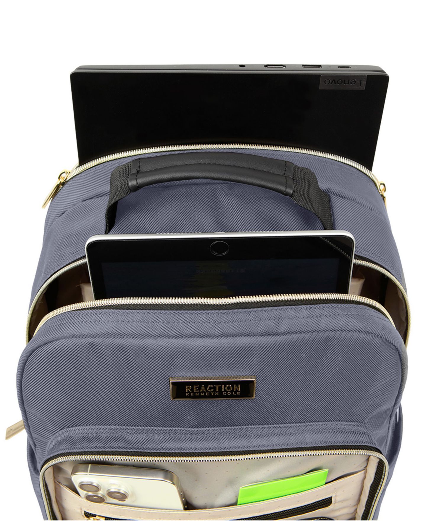 Рюкзак Kenneth Cole Reaction Lexington 15.5" Laptop Business, цвет: Синий — фото 12