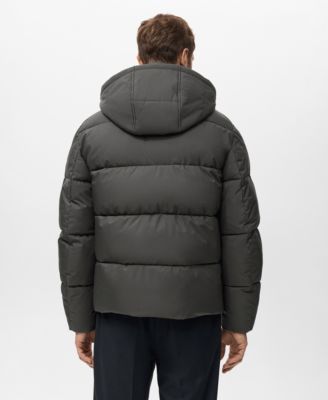 Men's Short Water-Repellent Puffer Jacket