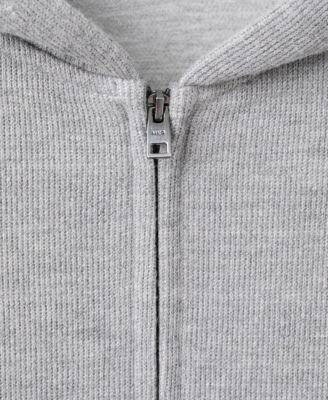 Men's Textured Hooded Sweatshirt