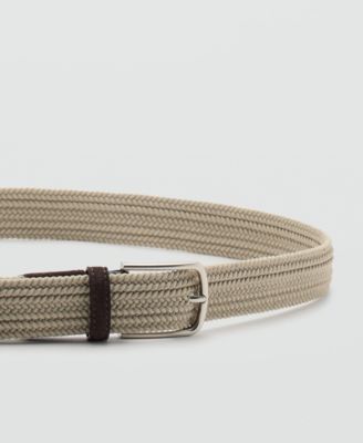 Men's Braided Elastic Belt
