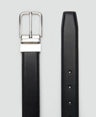 Men's Reversible Suit Leather Belt