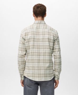 Men's Regular-Fit Check Flannel Shirt