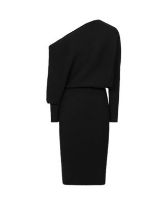 Women's Off-The-Shoulder Ribbed Midi Dress