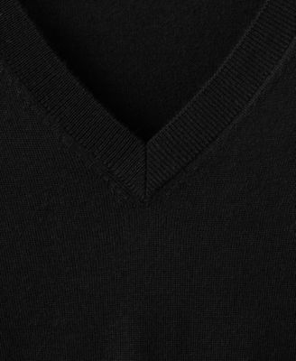 Men's Merino Wool V-Neck Sweater