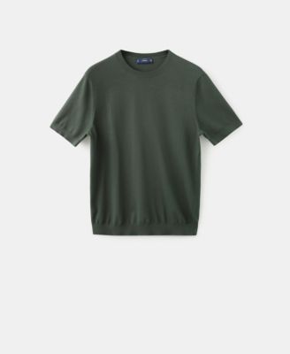Men's Cotton Fine-Knit T-Shirt