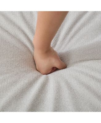 Oversized Swivel Chair Adjustable Phone, Polyester, Gray (52.75 in)