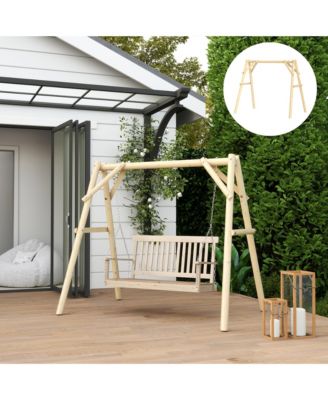660lbs Porch Swing Frame, Swing Chair Sd Only for DIY Painting
