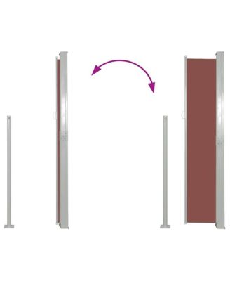 Fabric with Steel Cover Side Awning