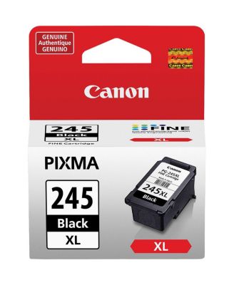 3 Pack PG-245 XL High Capacity Black Ink Cartridge for Select PIXMA iP, MG, MX, TR, TS Series Printers - 12ml