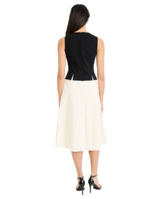 Women's Crew Neck Midi Dress