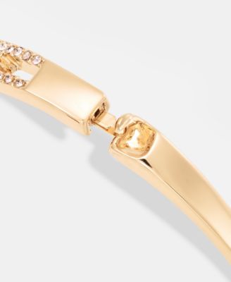 Crystal Openwork Bangle Bracelet