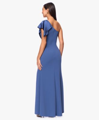 Women's One-Shoulder Ruched gown