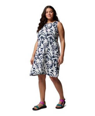 Plus Size Chill River Printed Active Dress
