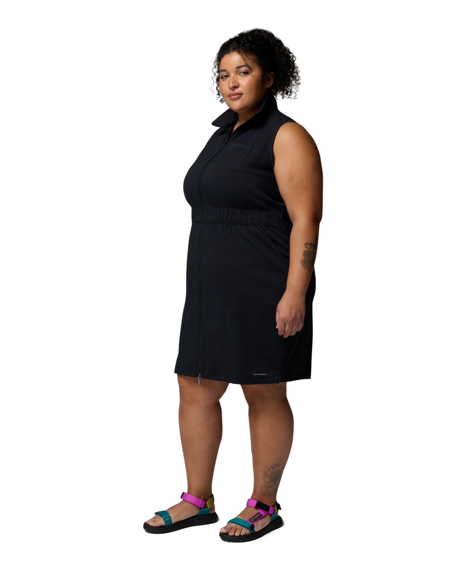 Plus Size Leslie Falls Collared Active Dress