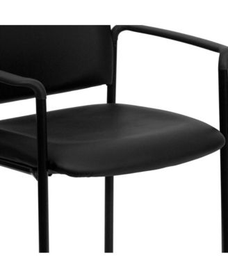 Comfort Stackable Steel Side Reception Chair with Arms