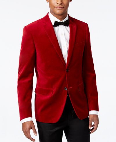 Alfani Velvet Slim-Fit Sport Coat