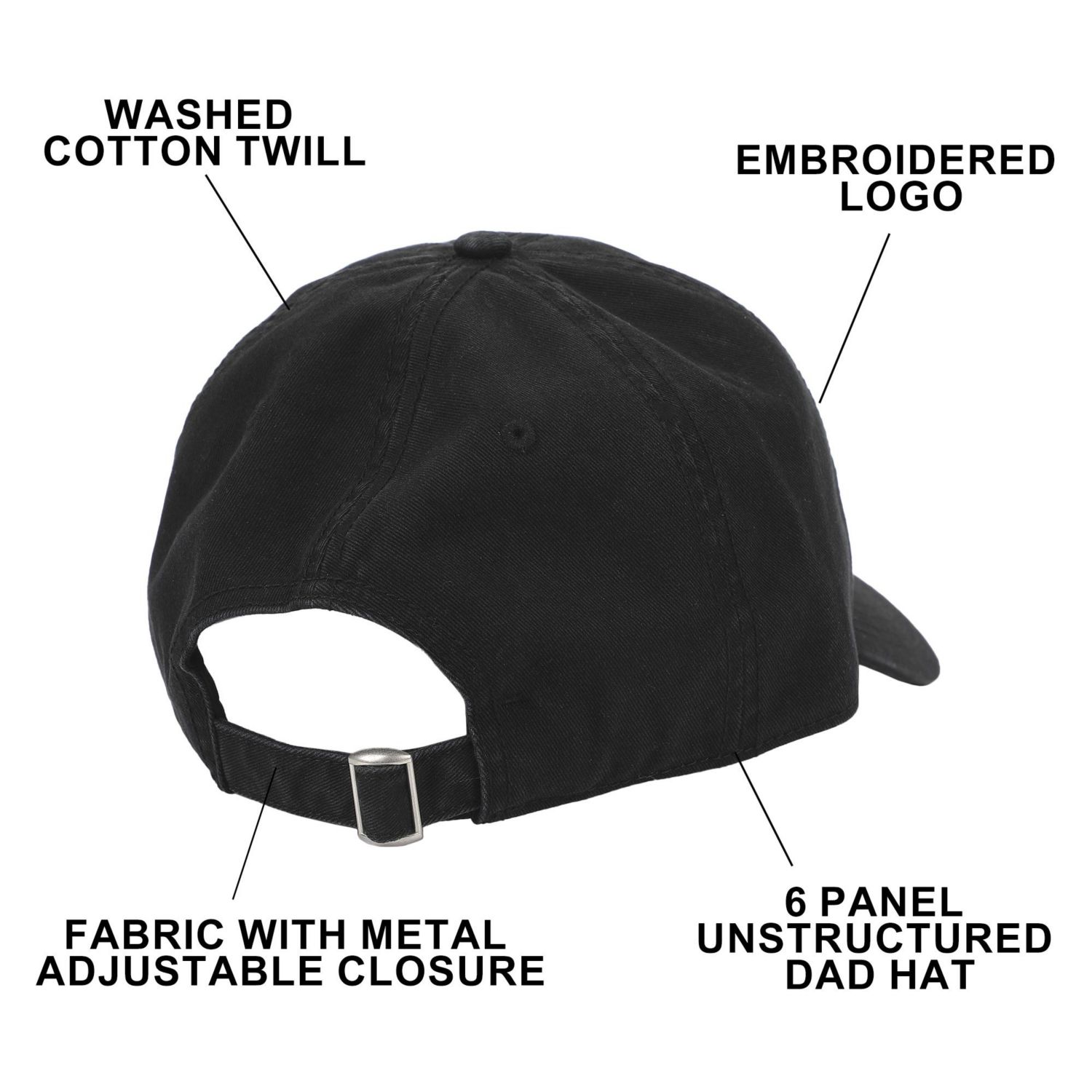 Men's Washed Cotton Twill Dad Cap