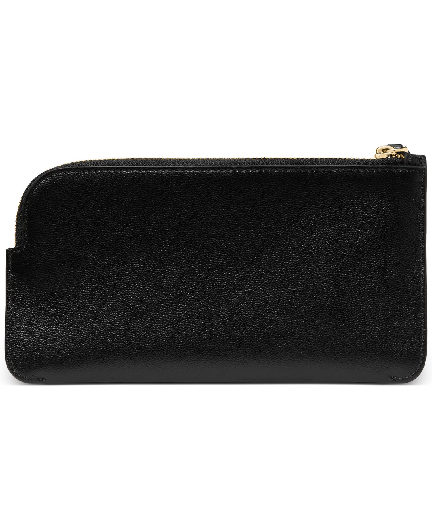 Zippy Smooth Leather Wristlet