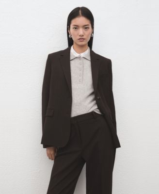 Women's Straight-Fit Suit Pants