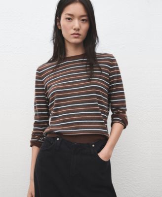Women's Knit Striped Sweater