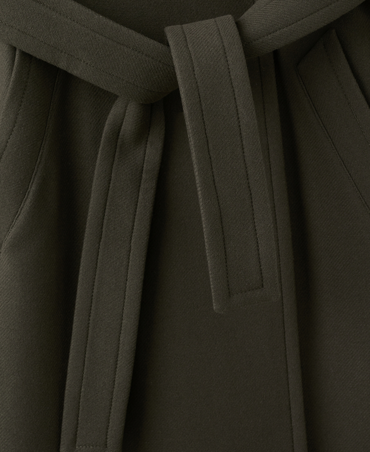 Mango Women's Belted Manteco Wool Coat