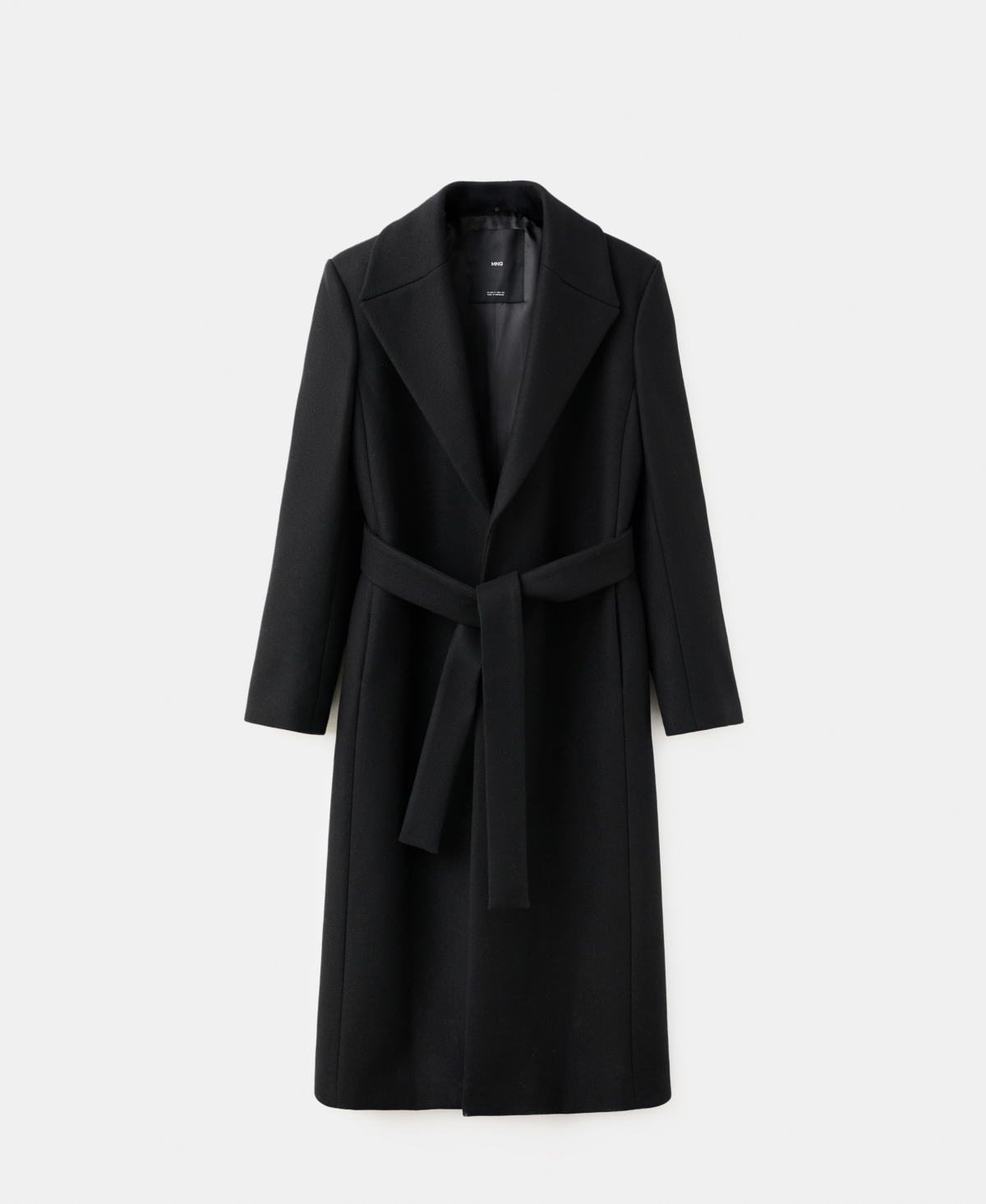 Mango Women's Fur Collar Manteco Wool Coat