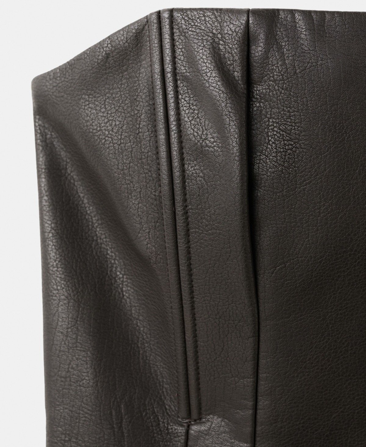 Mango Women's Short Faux-Leather Dress