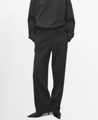 Women's Flecked Knitted Pants