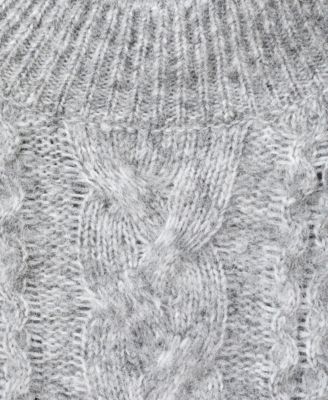 Women's Perkins Neck Braided Sweater