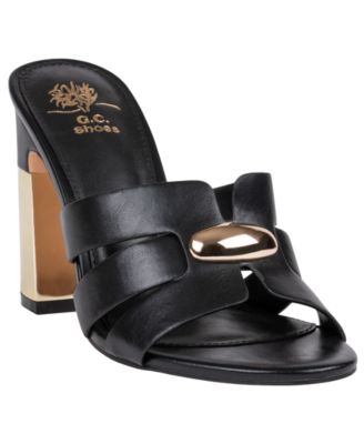 GC Shoes Women's Black Dress Sandals | Macy's