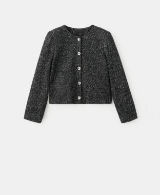 Women's Flecked Cotton-Blend Jacket