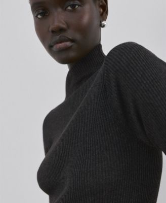 Women's Asymmetrical Turtleneck Sweater