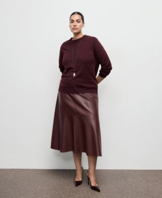 Women's Round-Neck Knitted Sweater