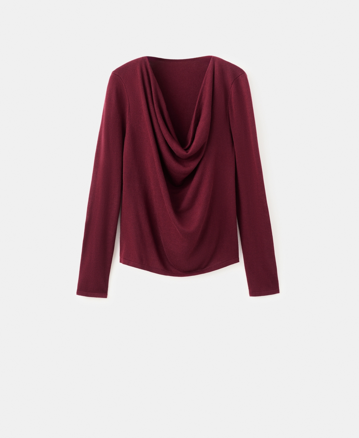 Mango Women's Draped-Neck Sweater