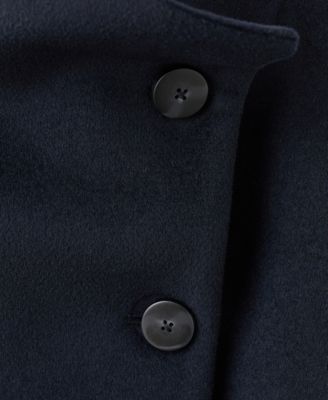 Women's Wool Funnel-Neck Coat