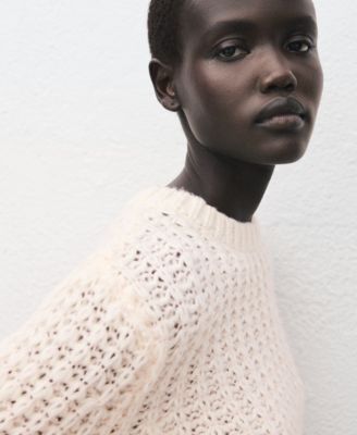 Women's Lace Pattern Knit Sweater