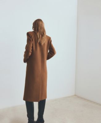 Women's Double-Breasted Wool Coat
