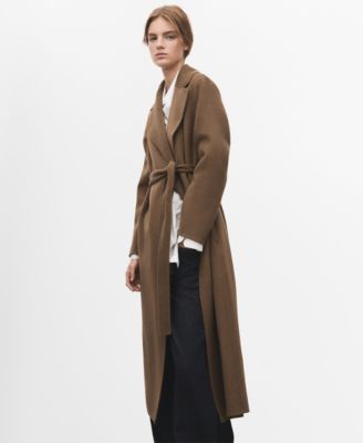 Women's Belted Handmade Wool Coat