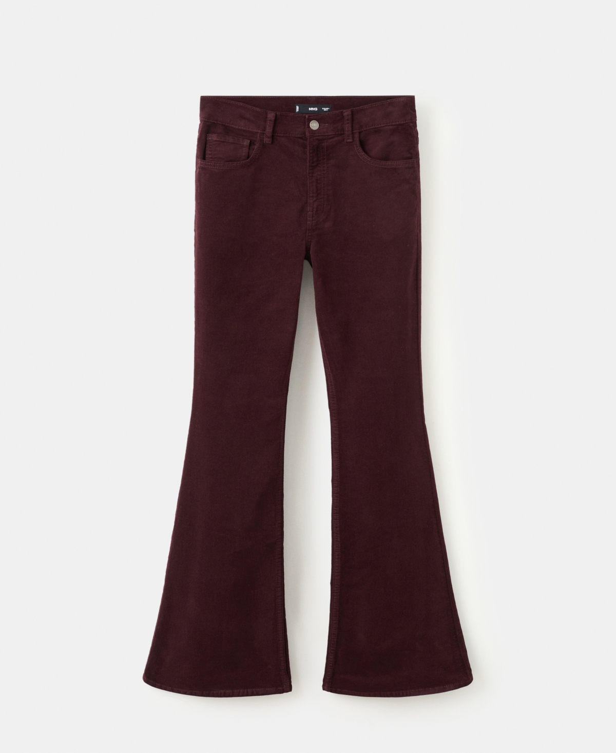 Mango Women's Velvet Flared Jeans