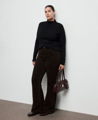 Women's Velvet Flared Jeans