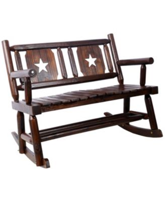 Modern Accent Teddy Upholstered Nursery Glider Rocking Chair with Solid Wood Legs Side Pocket High Backrest 300LBS Capacity