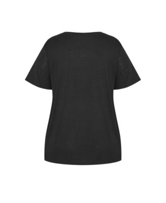 Women's Plus Size Blinged Up Tee