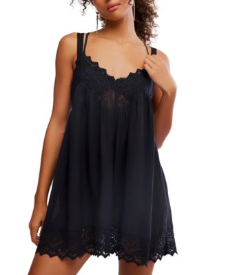 Women's Fiona Lace-Trim Slip Dress